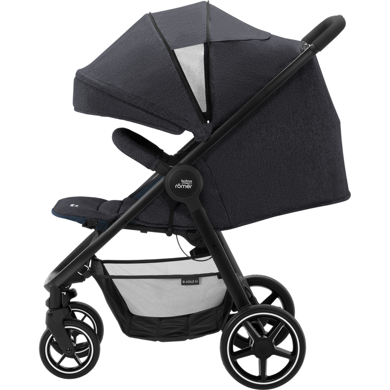 Britax Römer B-Agile M Klapvogn - Black Shadow