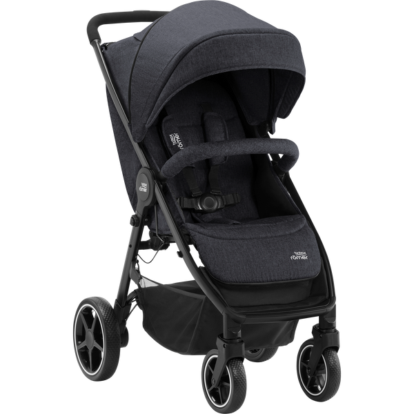 Britax Römer B-Agile M Klapvogn - Black Shadow