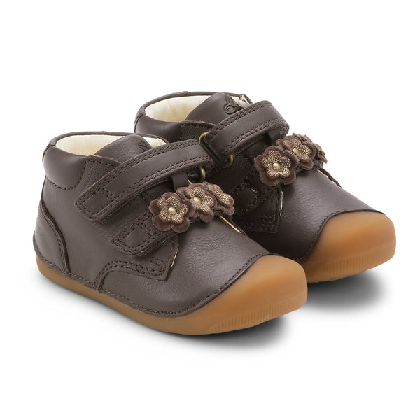 Bundgaard Petit Flower Begyndersko - Dark Brown