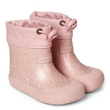 Bundgaard Cover Gummistøvler - Old Rose Sparkle