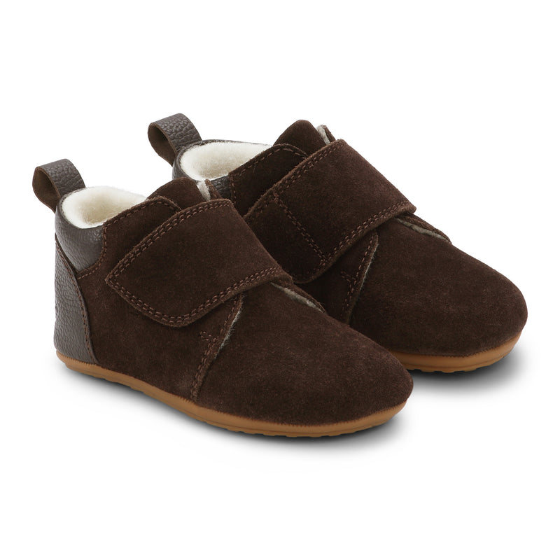 Bundgaard Teddy Uld Hjemmesko - Dark Brown