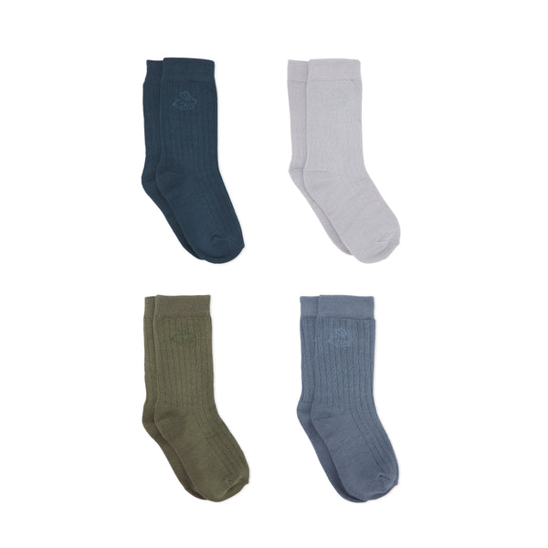 Bundgaard River Strømper, 4-pak - Horizon