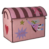 Rice Raffia Opbevaringshus, stor - Hero Theme Girlpower