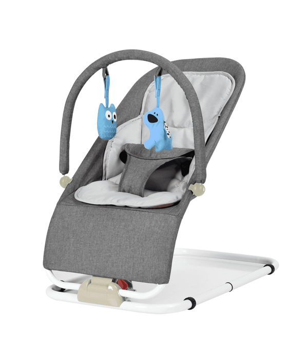 Basson Baby Skråstol Baby Bouncer Comfortable - Grey