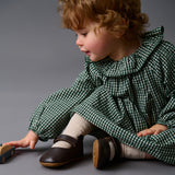 Bundgaard Aya Flower Hjemmesko - Dark Brown