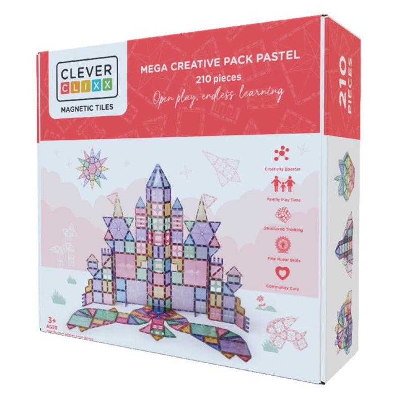 Cleverclixx Pastel Mega Creative - 210 stk.