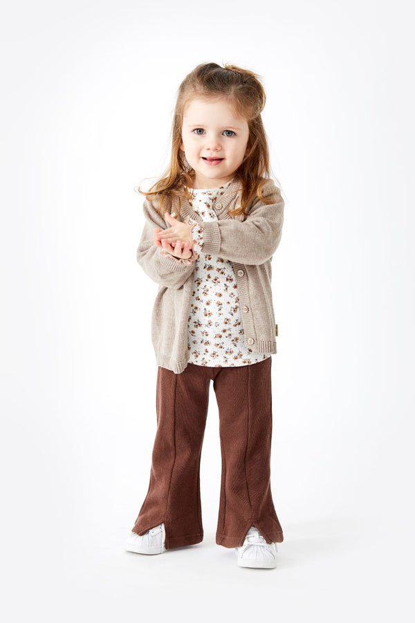 Hust & Claire Carlota Cardigan - Sand Melange