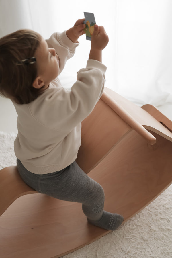 Curve Lab Rocking Horse - Natural Beech