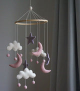 Gamcha Uro - Sky, Stjerner & Måne, Pink/Lilla