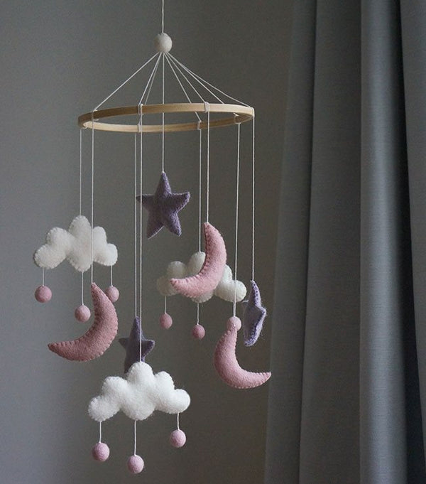 Gamcha Uro - Sky, Stjerner & Måne, Pink/Lilla