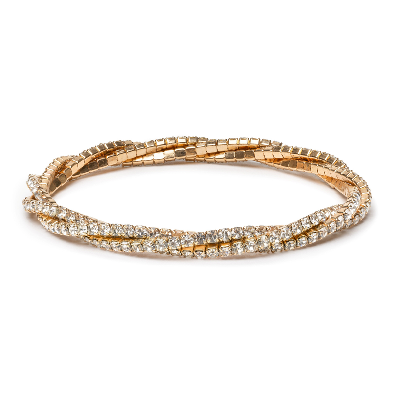 Great Pretenders Diamante Twist Armbånd