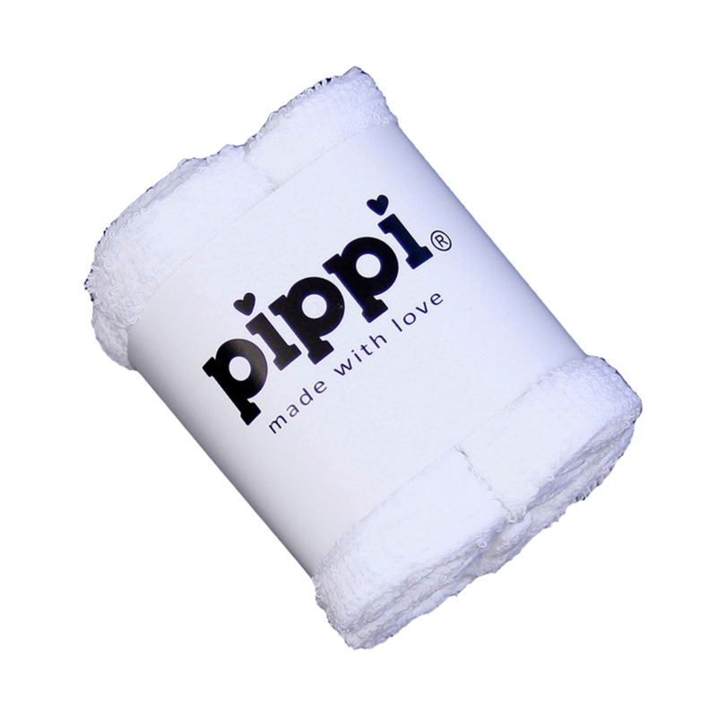 Pippi Vaskeklud, 4-pak - White