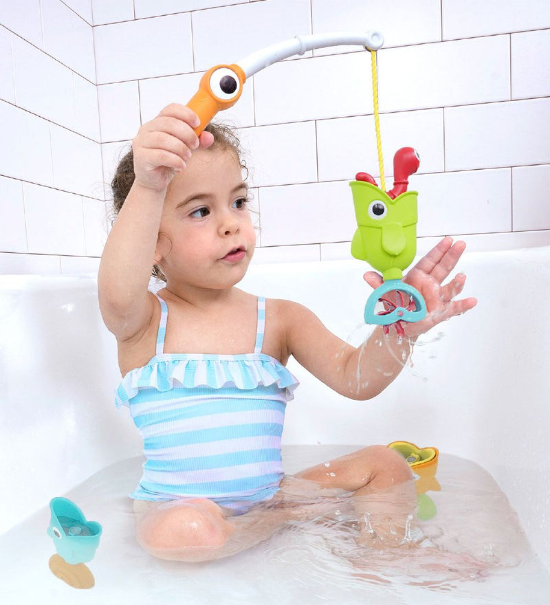 Yookidoo Catch N Sprinkle Fiskestang, Fisk & Spand
