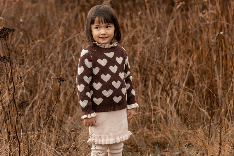 Fliink Janie Strik Pullover - Chicory Coffee