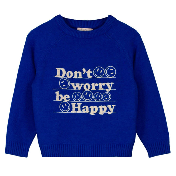 Fliink Alon Strik Pullover - Mazerine Blue