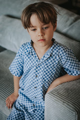Fliink Hurlum Check Skjorte - Little Boy Blue