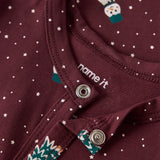 Name It Vismas Jule Natdragt - Burgundy Christmas