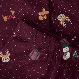 Name It Vismas Jule Nattøj - Burgundy Christmas