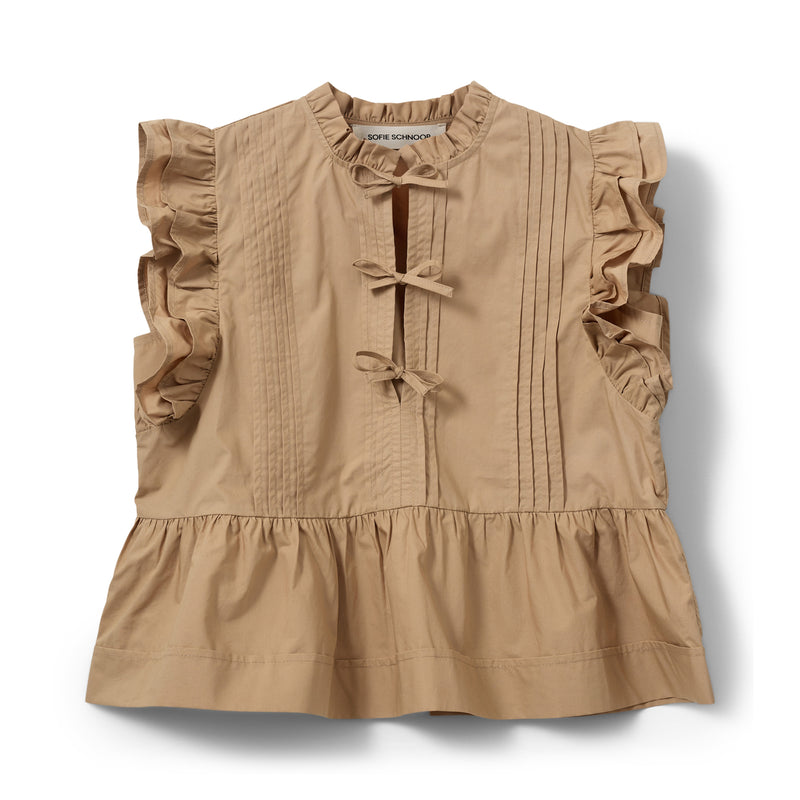 Sofie Schnoor Young Juliette Top - Camel