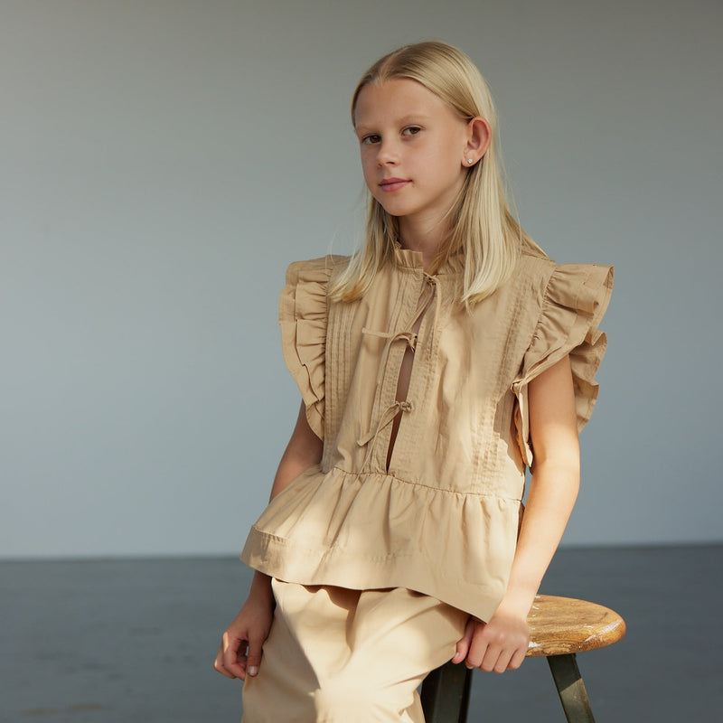 Sofie Schnoor Young Juliette Top - Camel
