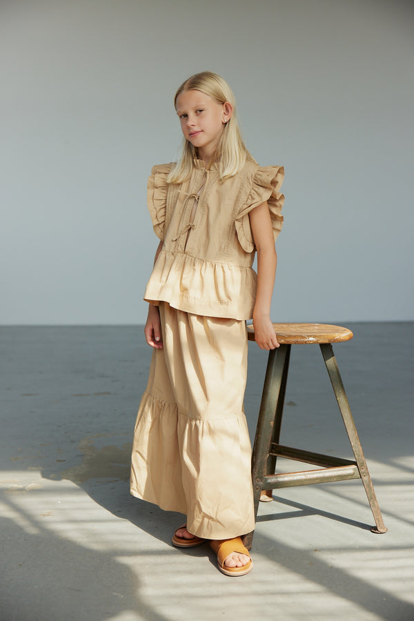 Sofie Schnoor Young Vivi Nederdel - Camel