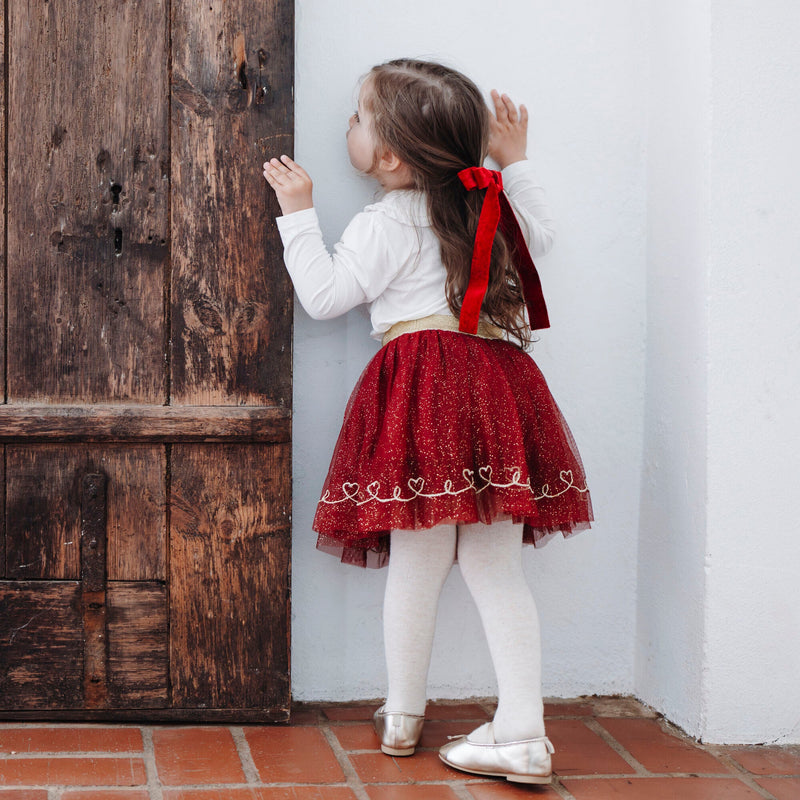 Hust & Claire Ninna Tulle Tyl Nederdel - Teaberry