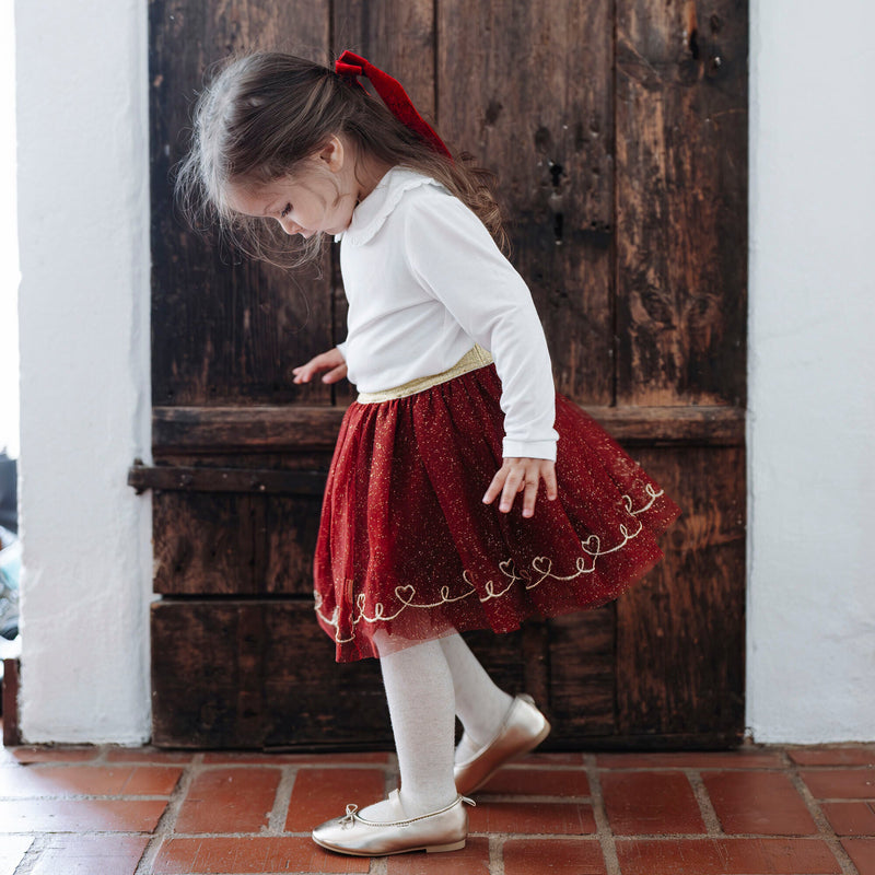 Hust & Claire Ninna Tulle Tyl Nederdel - Teaberry