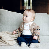 Hust & Claire Cilja Heart Cardigan - Biscuit