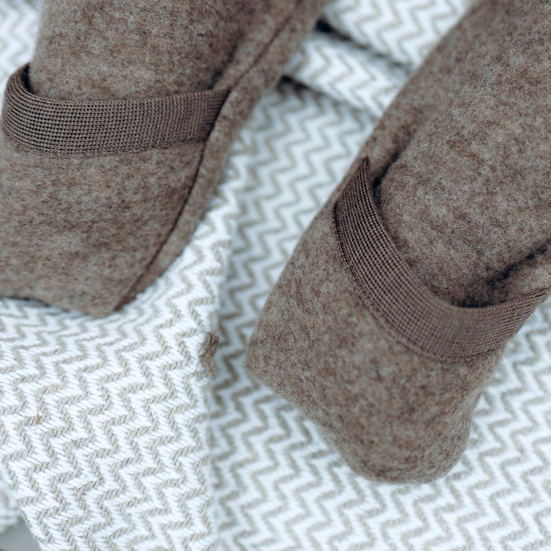 Hust & Claire Mevi Hood Ulddragt - Deer Melange
