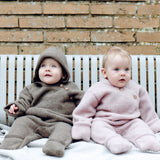 Hust & Claire Mevi Hood Ulddragt - Heather