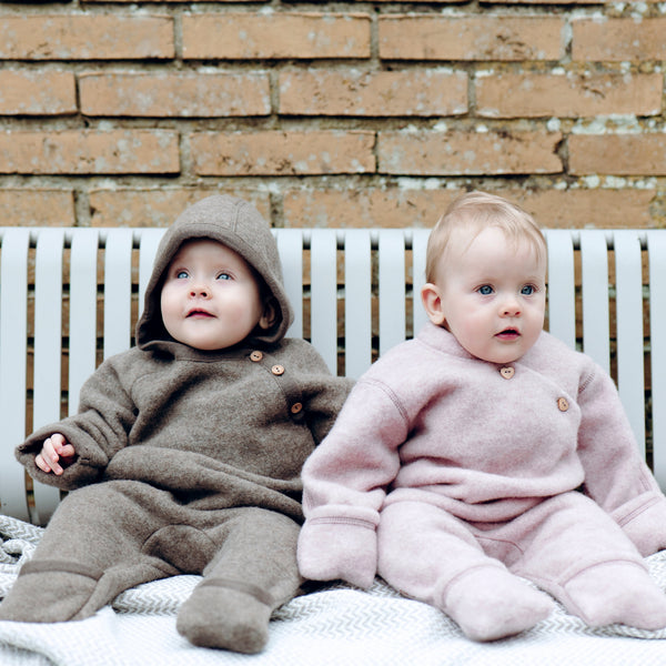Hust & Claire Mevi Hood Ulddragt - Deer Melange