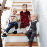 Hust & Claire Karoline Sequins Kjole - New Maroon