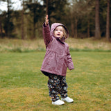 Hust & Claire Tammy Fløjls Bukser - Winter Flora Light blue