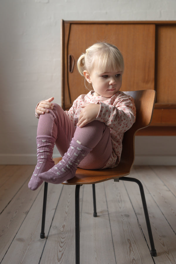 Petit Piao Leggings Modal - Nostalgic Rose