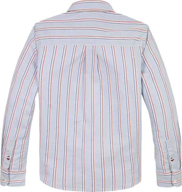Tommy Hilfiger Flex Ithaca Skjorte - Blue/Rwb Stripes