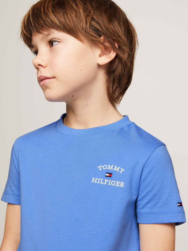 Tommy Hilfiger Logo T-Shirt - Blue Spell