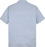 Tommy Hilfiger Seersucker Skjorte - Blue Spell Stripe