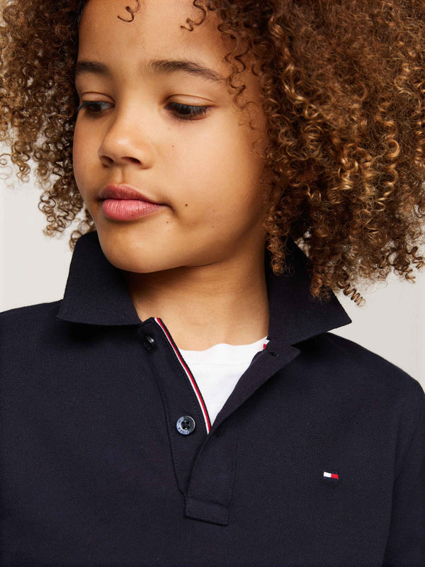 Tommy Hilfiger Essential Polo Bluse - Desert Sky