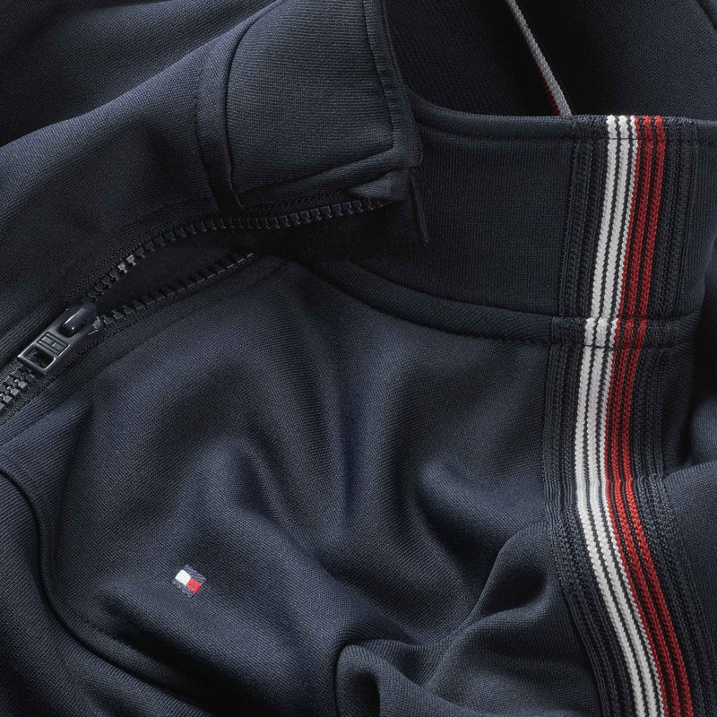 Tommy Hilfiger Global Stripe Zip Jakke - Desert Sky