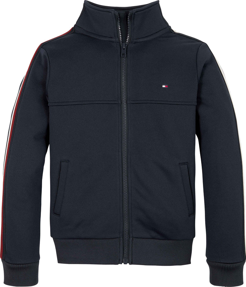 Tommy Hilfiger Global Stripe Zip Jakke - Desert Sky