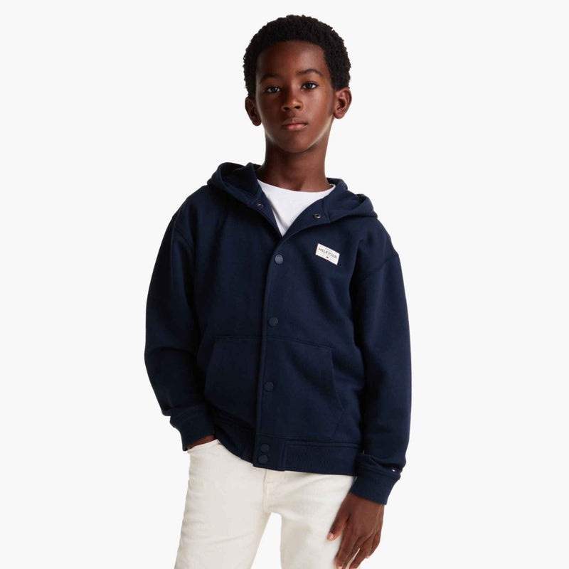 Tommy Hilfiger Monotype Label Hoodie - Dark Night Navy