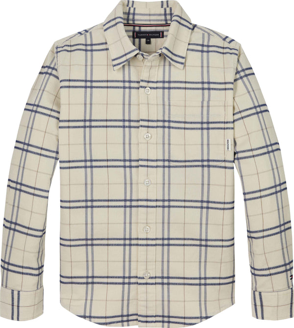 Tommy Hilfiger Check Skjorte - Classic Beige