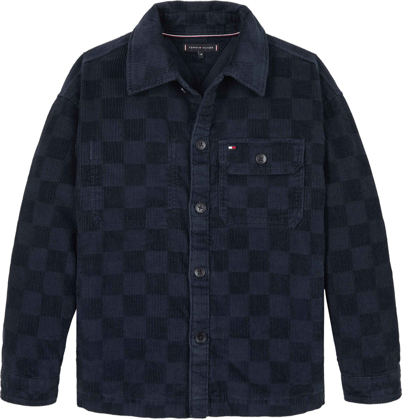 Tommy Hilfiger Checkerboard Skjorte - Desert Sky