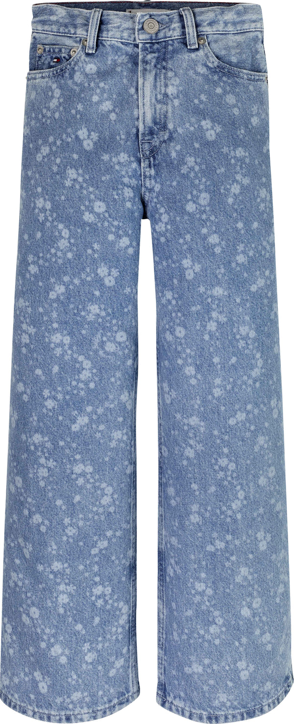 Tommy Hilfiger Mabel Flower Jeans Straight - Laser Blue