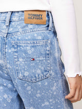 Tommy Hilfiger Mabel Flower Jeans Straight - Laser Blue