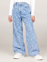 Tommy Hilfiger Mabel Flower Jeans Straight - Laser Blue