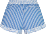 Tommy Hilfiger Striped Ruffle Shorts - Blue Spell Stripe