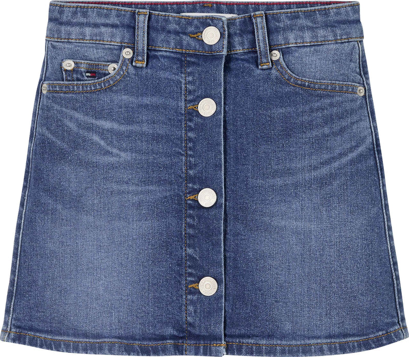 Tommy Hilfiger Denim Nederdel - Streakyblue