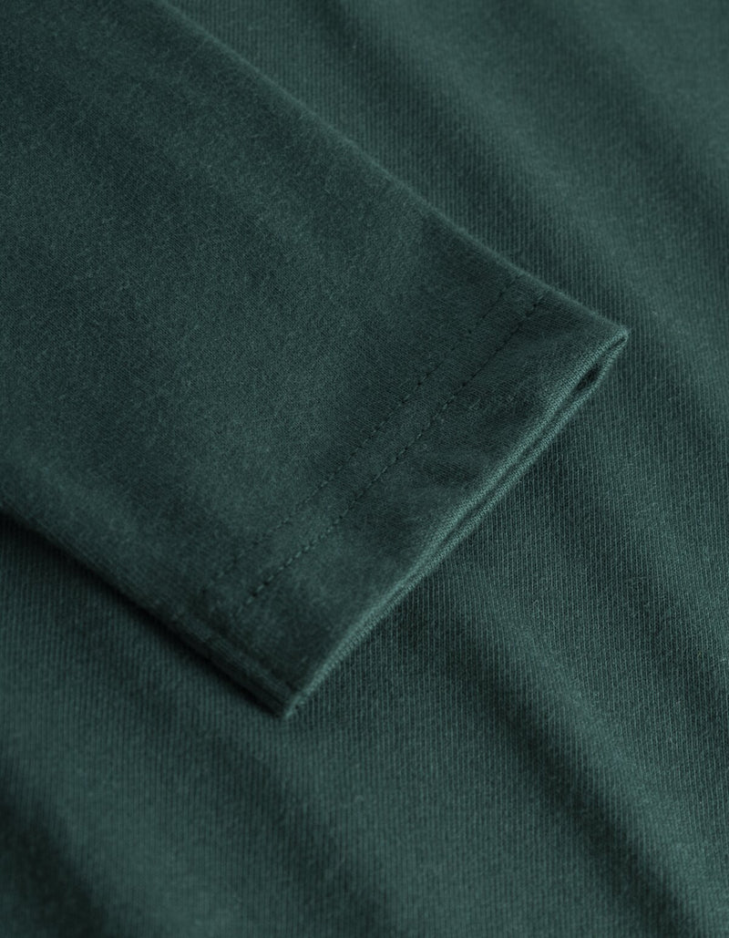 LES DEUX Nørregaard Bluse - Pine Green/Orange