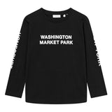 LES DEUX Washington Bluse - Black/Light Ivory